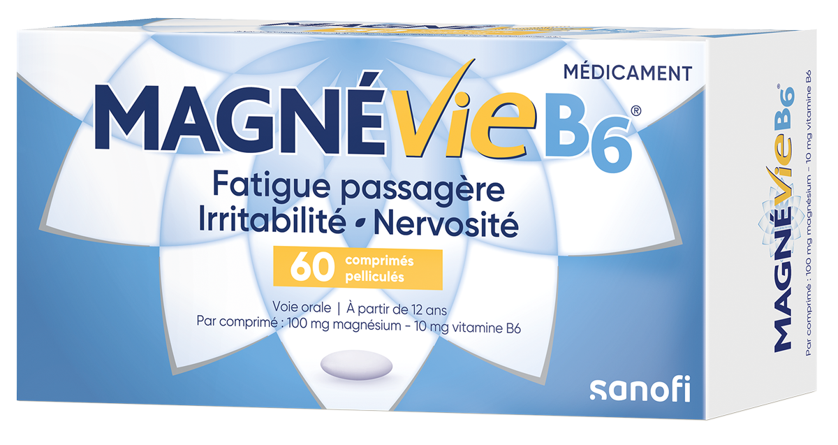 image MagnéVie B6® 100 mg / 10 mg – SANOFI (PMA)